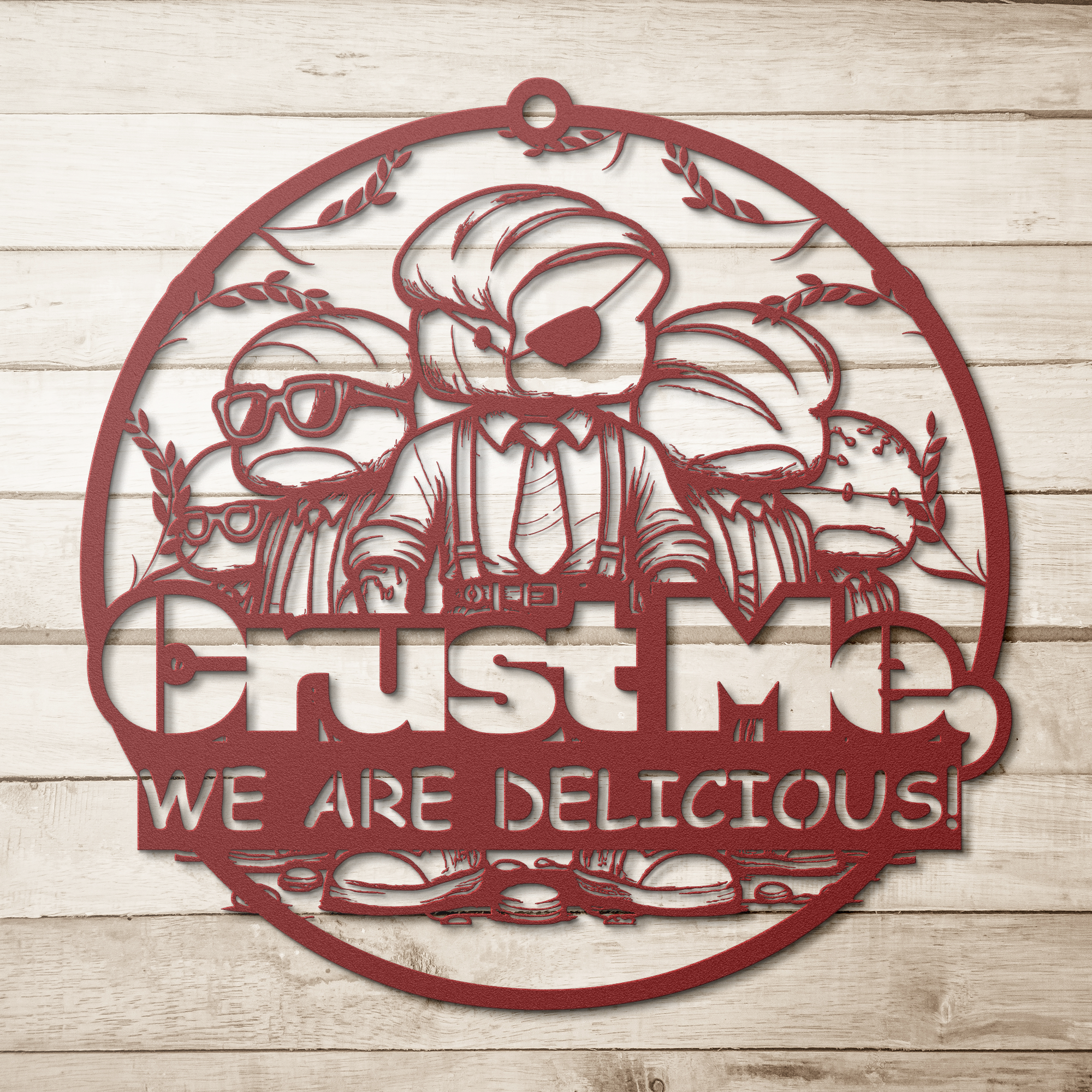 Bread Head Bakery Emblem Metal Sign