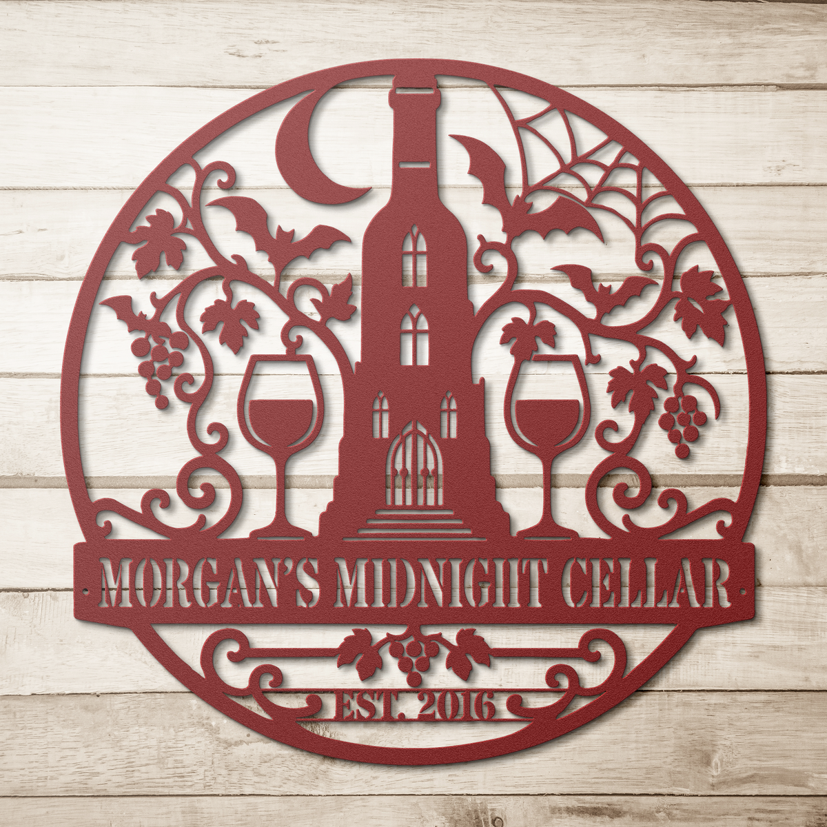 Personalized_Haunted_Wine_Cellar_Metal_W_Red_Simple_Wood_BKGD_Mockup.png_16178529