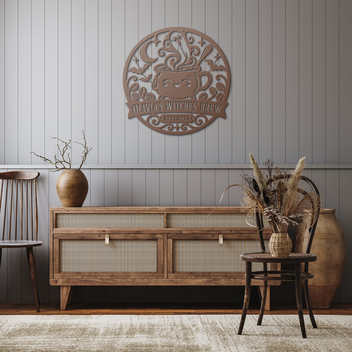 Personalized_Witches_Brew_Metal_Wall_Sig_Copper_Rustic_Hallway_Mockup.png_16178162