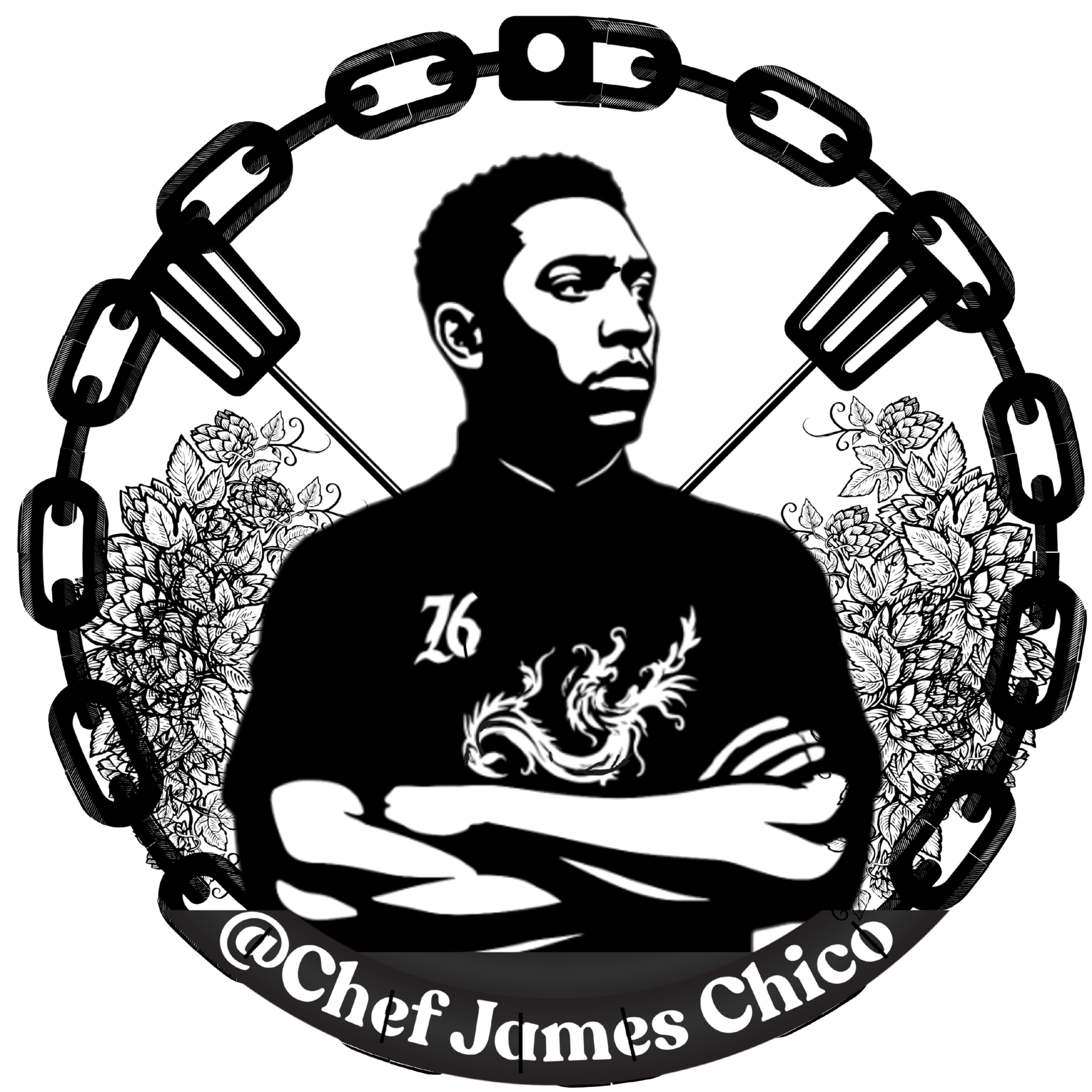 Personalized chef portrait kitchen metal sign with custom name and durable 18-gauge steel finish