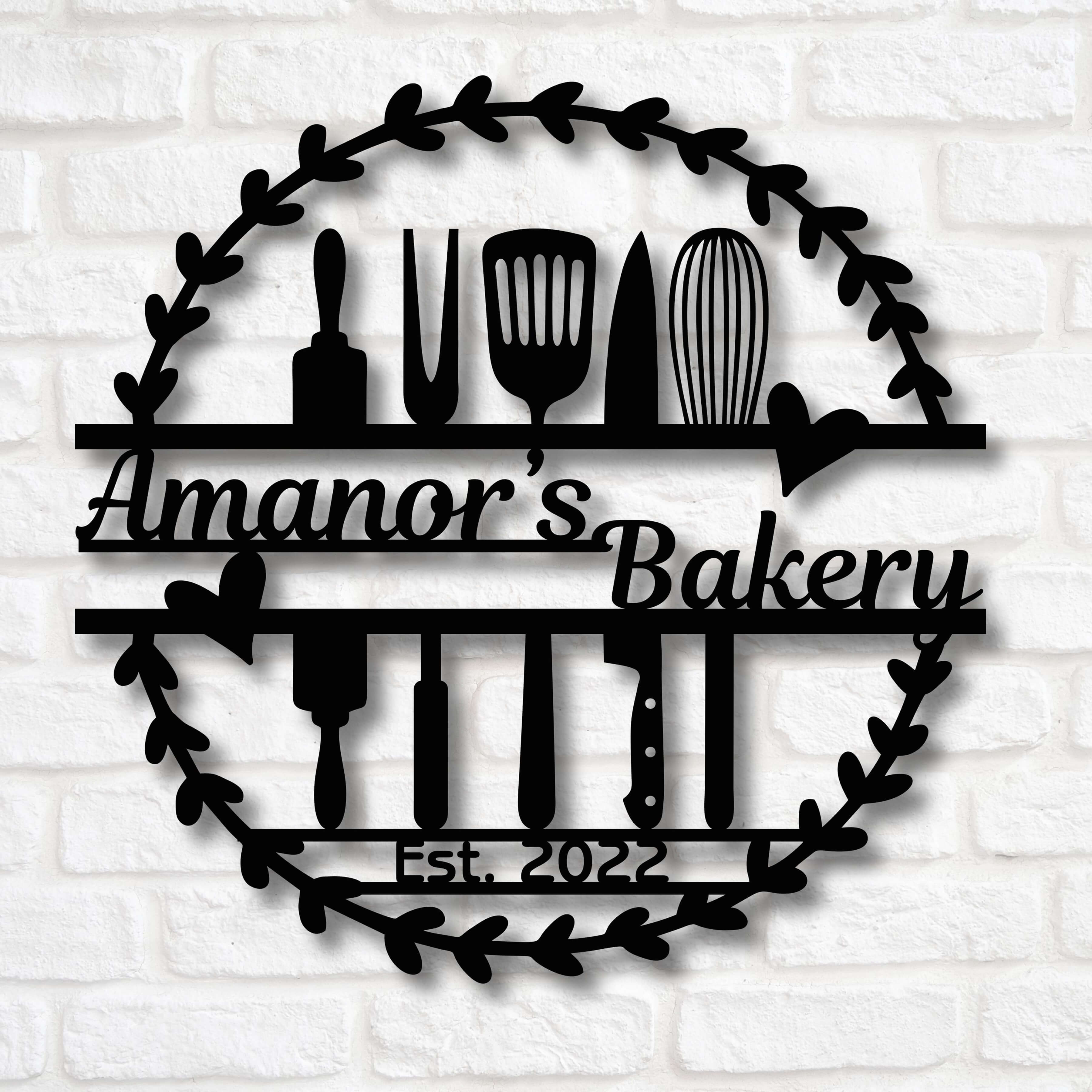 Baking Utensils Monogram