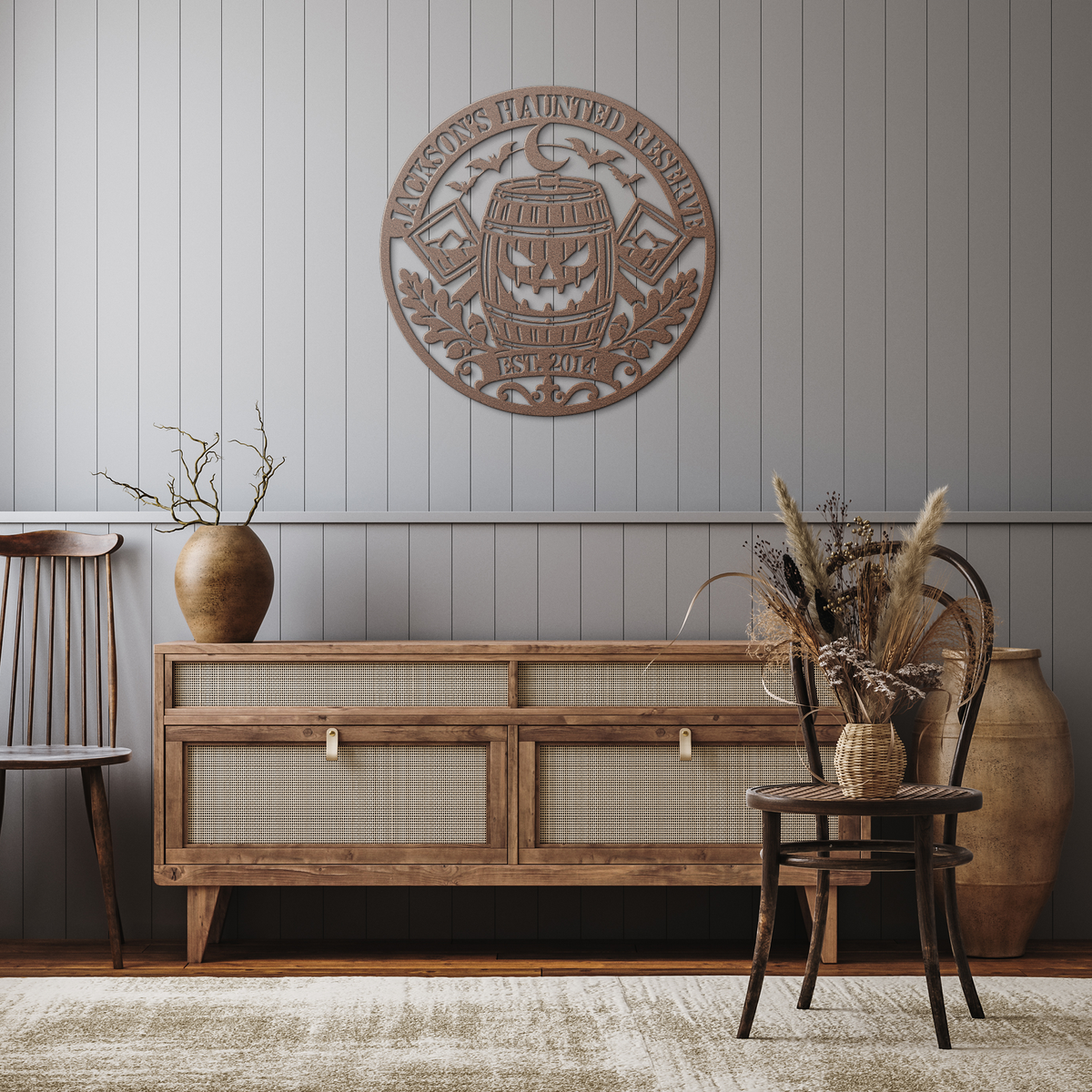 Personalized_Haunted_Barrel_Metal_Wall_S_Copper_Rustic_Hallway_Mockup.png_16159306