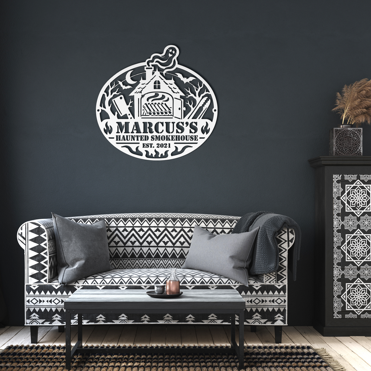 Personalized_Haunted_Smokehouse_Metal_Wa_White_Dark_Living_Room_Mockup.png_16174317