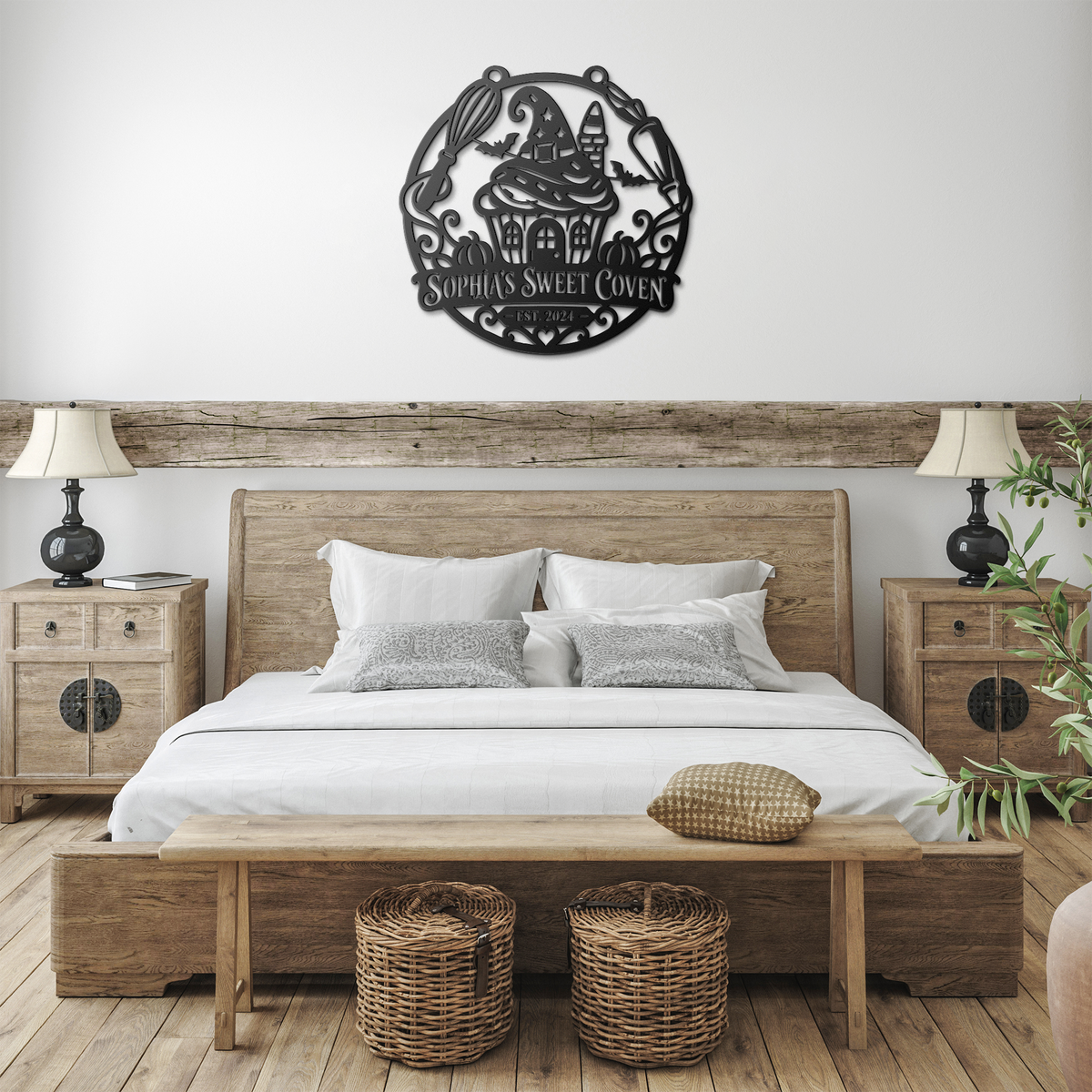 Personalized_Sweet_Coven_Halloween_Metal_Black_Farmhouse_Bedroom_Mockup.png_16155155