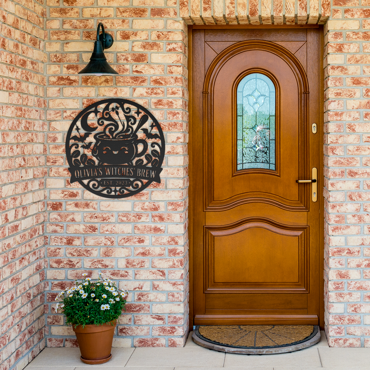 Personalized_Witches_Brew_Metal_Wall_Sig_Black_Brick_Entrance_Mockup.png_16178151