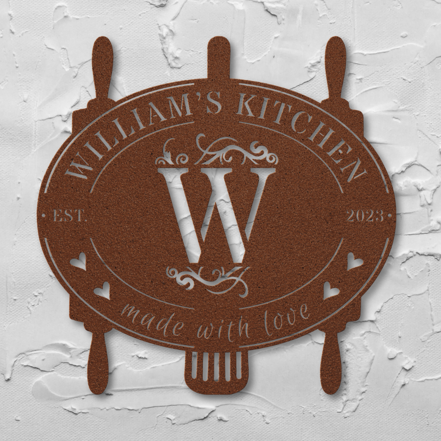 Single Letter Kitchen Monogram