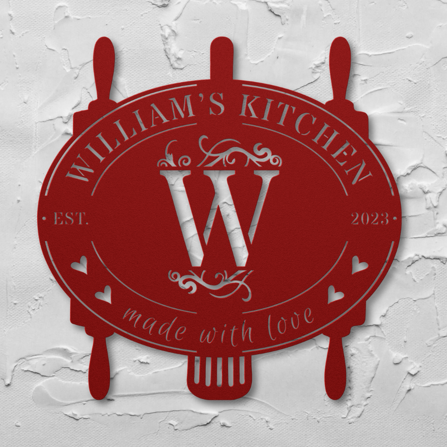 Single Letter Kitchen Monogram