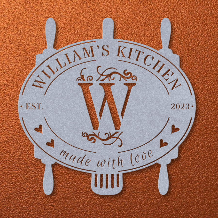 Single Letter Kitchen Monogram